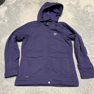 Polaris Work Coat Womens Medium Purple Hooded Nylon Jacket